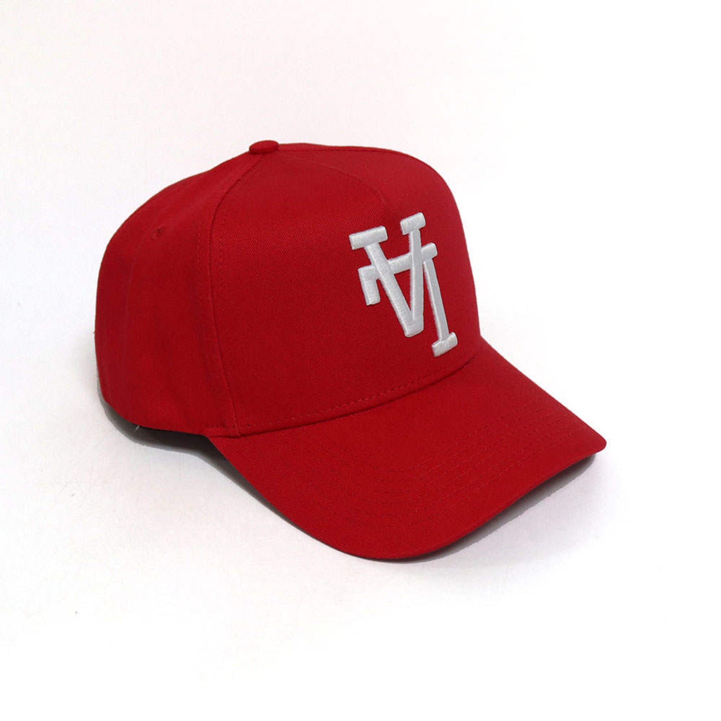 Red reverse LA hat