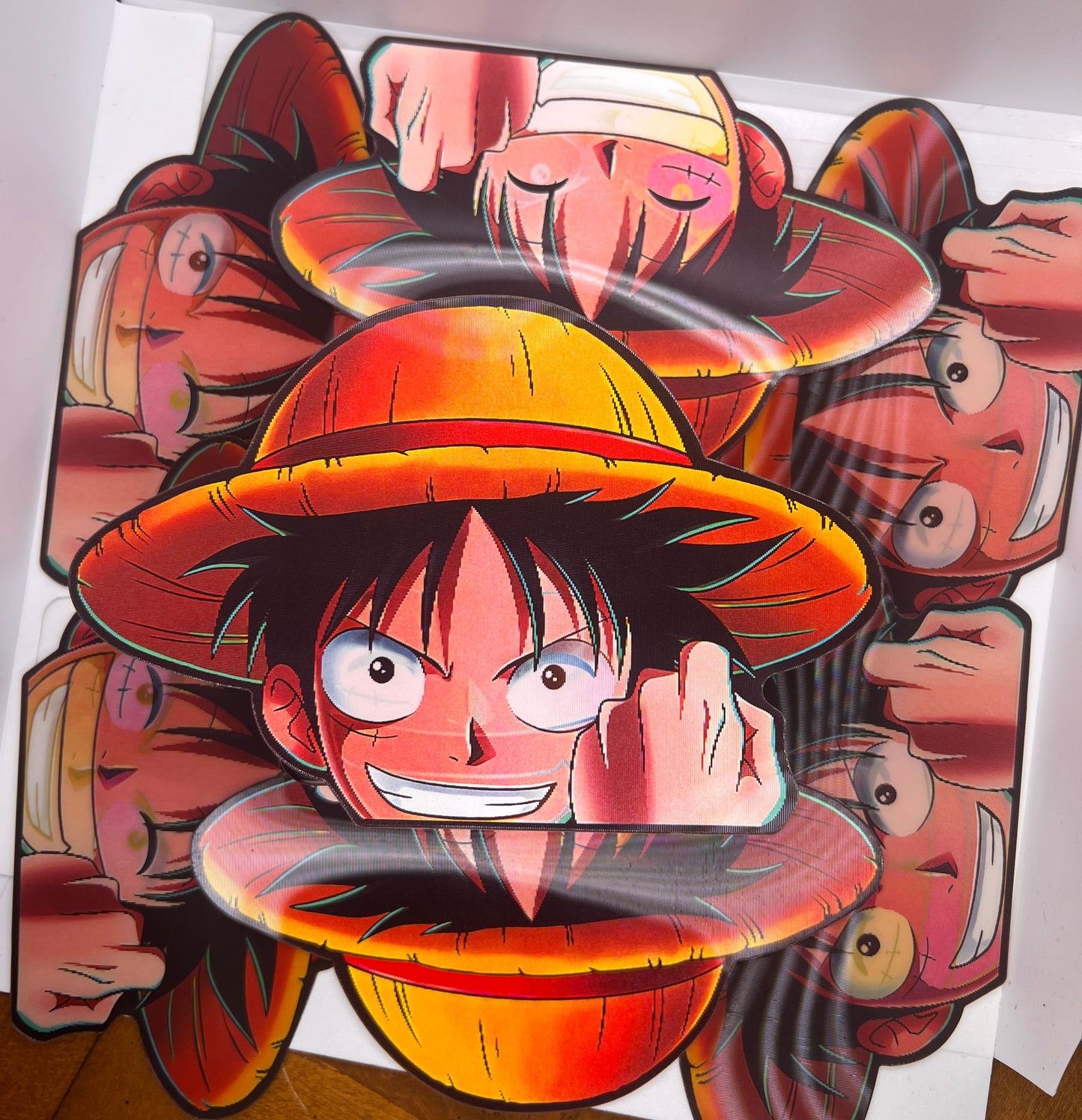 Luffy motion sticker